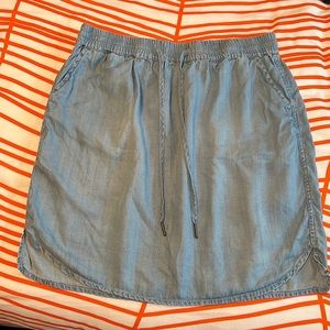 Chambray Style Skirt